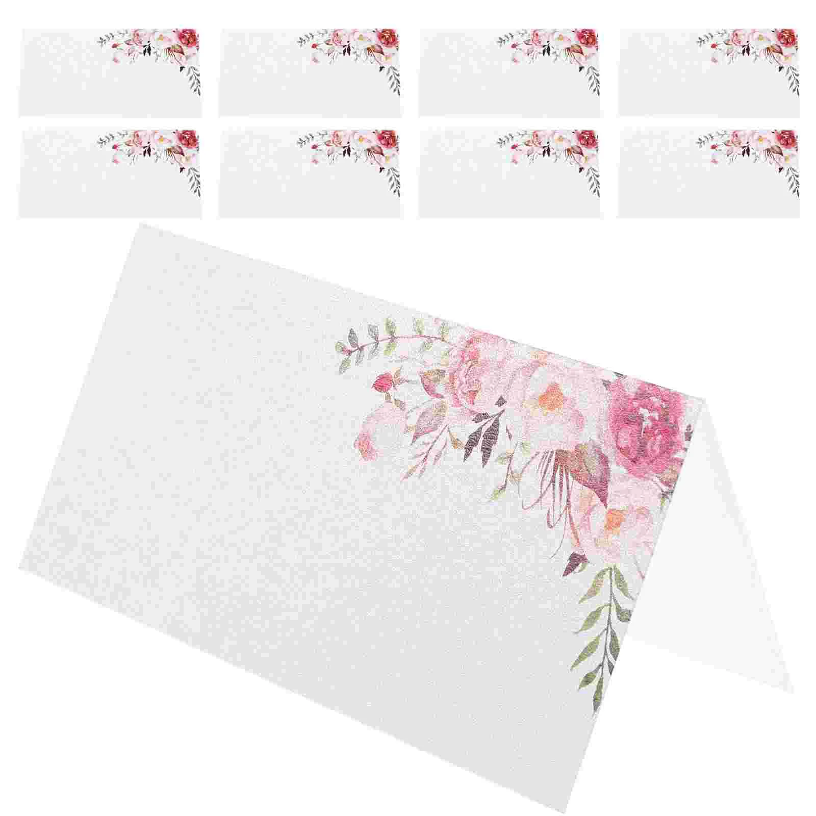 25pcs Place Cards Wedding Table Name Cards Foldable Tented For Names Card Paper Place Card Holders Table Number