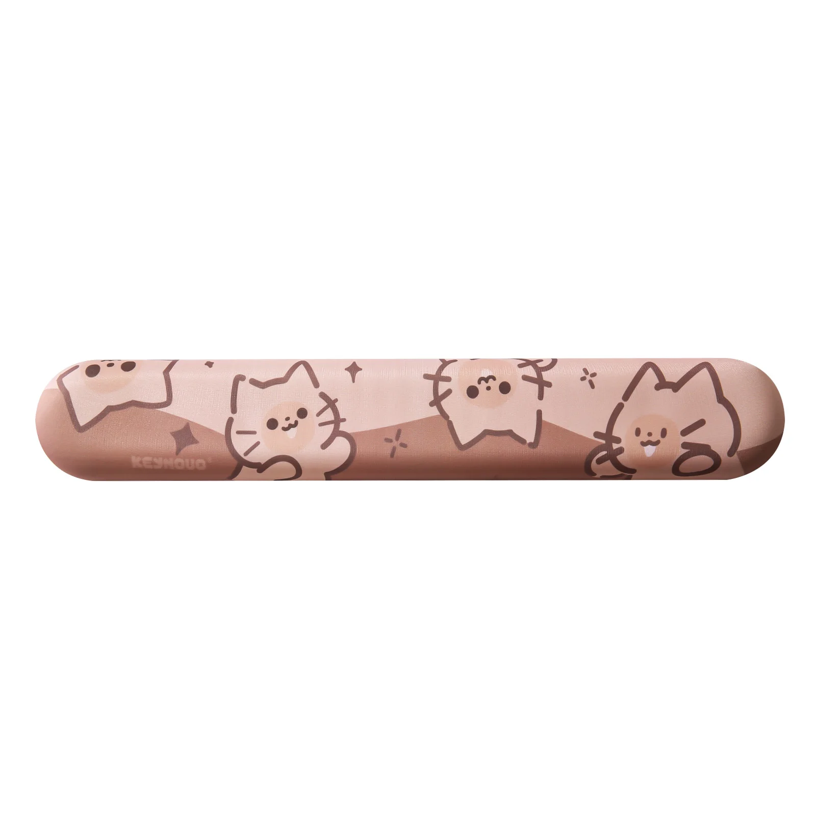 Yunzii-apoio Ergonômico Bonito do Teclado e do Pulso Antiderrapante Base do Plutônio Escritório Jogos Computador tipo Alívio da Dor Miau do Café