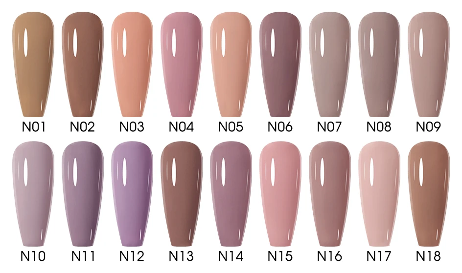 Description Picture 4 of itemNAILCO 15ml Black Series Nail Gel Polish 333 Colors Blue UV&LED Gel Varnish Nude Red Soak Off Semi Permanent UV Nail Gel Varnish