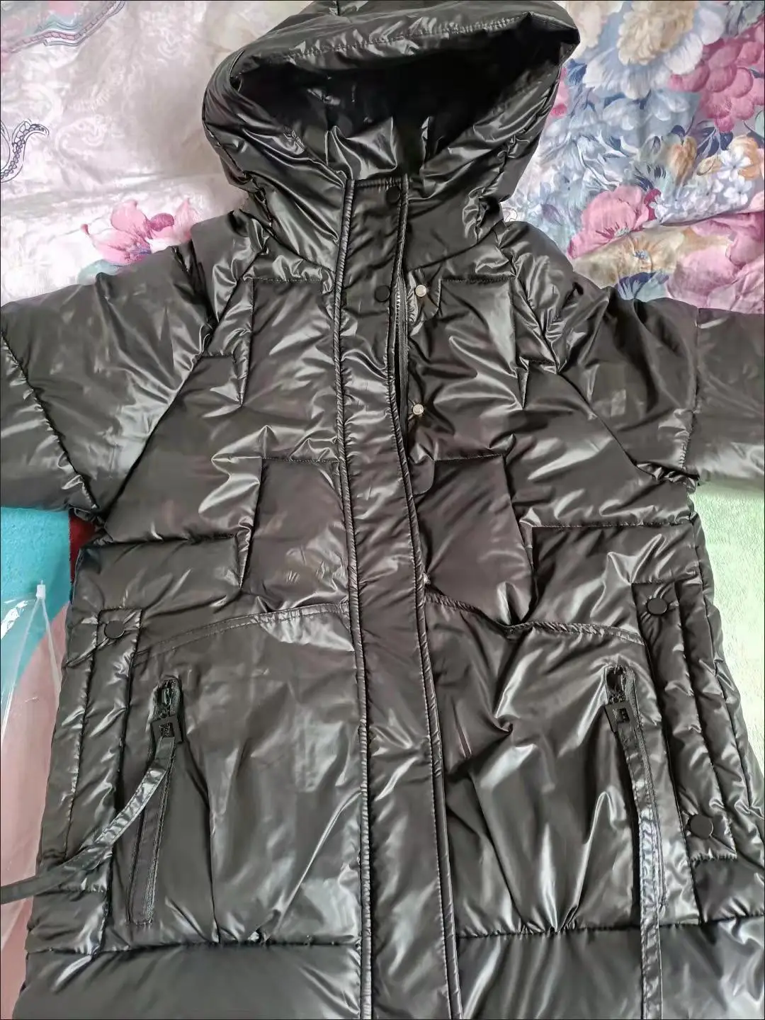 Parkas com capuz, jaqueta casual grossa e