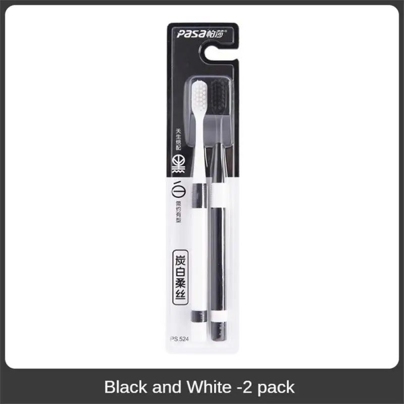 

Зубная щетка для взрослых с мягкой щетиной и широкой головкой