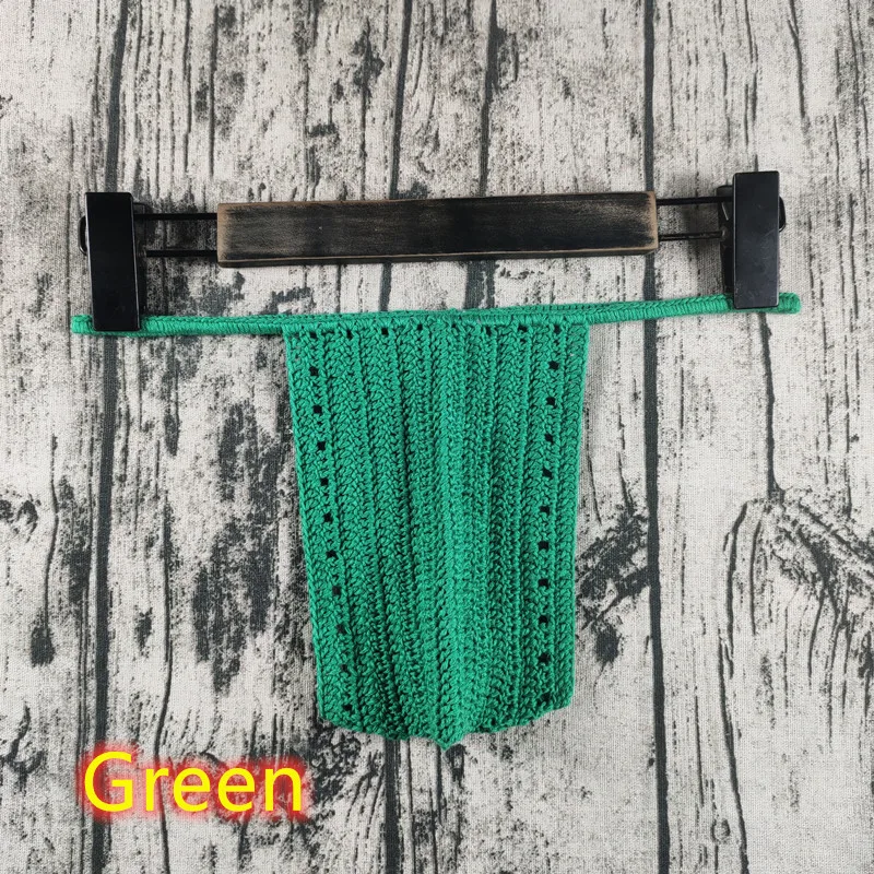 Unisex Sexy Thong Mens Underwear Crochet Sexy G String Swimming Shorts Super Man Sunbathing Thongs