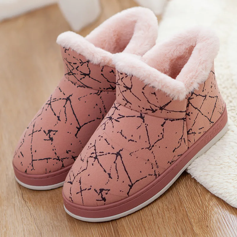 Men Sneakers Men's Ankle Boots Spring Fashion Suede Slippers Non-slip Casual Furry Shoe