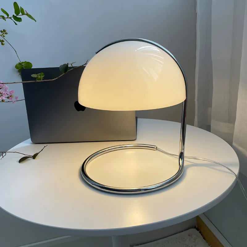 

Glass Mushroom Modern Indoor Table Lamp For Bedroom Bedside Living Room Nordic LED Creative Original Desk Lamps Night Stand