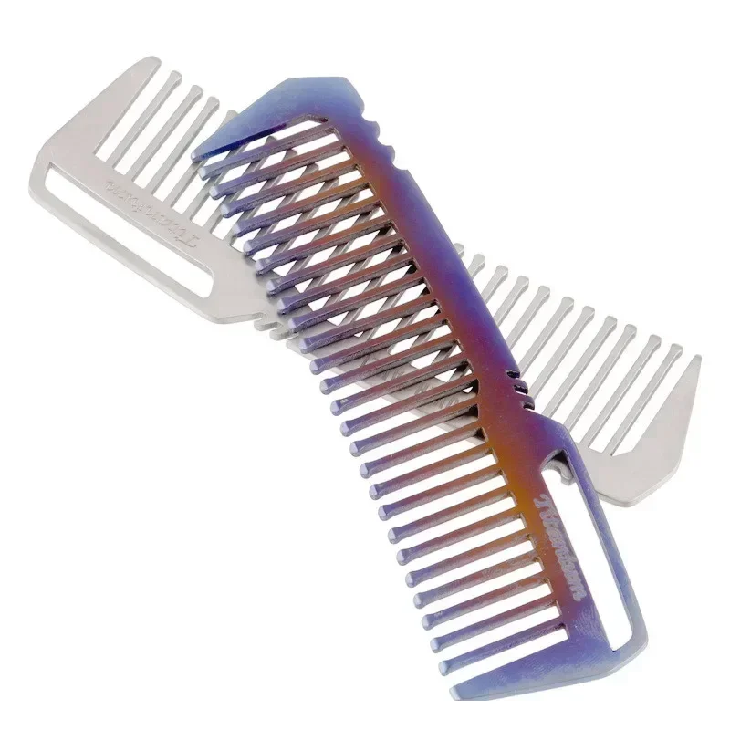 

EDC Super Light Titanium Comb Mini Portable Titanium Alloy Comb EDC Outdoor Small Accessories