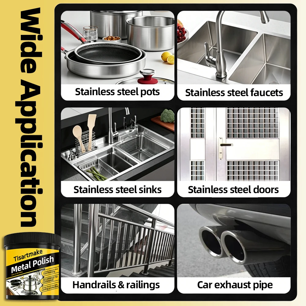 High-Performance All-Metal Polishing Paste - No Residue, Effortless Shine
