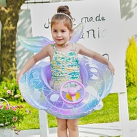1PC Toddler Pool Floats age 1-5 Little Mermaid Toys,Baby Float Toddler Floaties,Swim Float pool Float 1