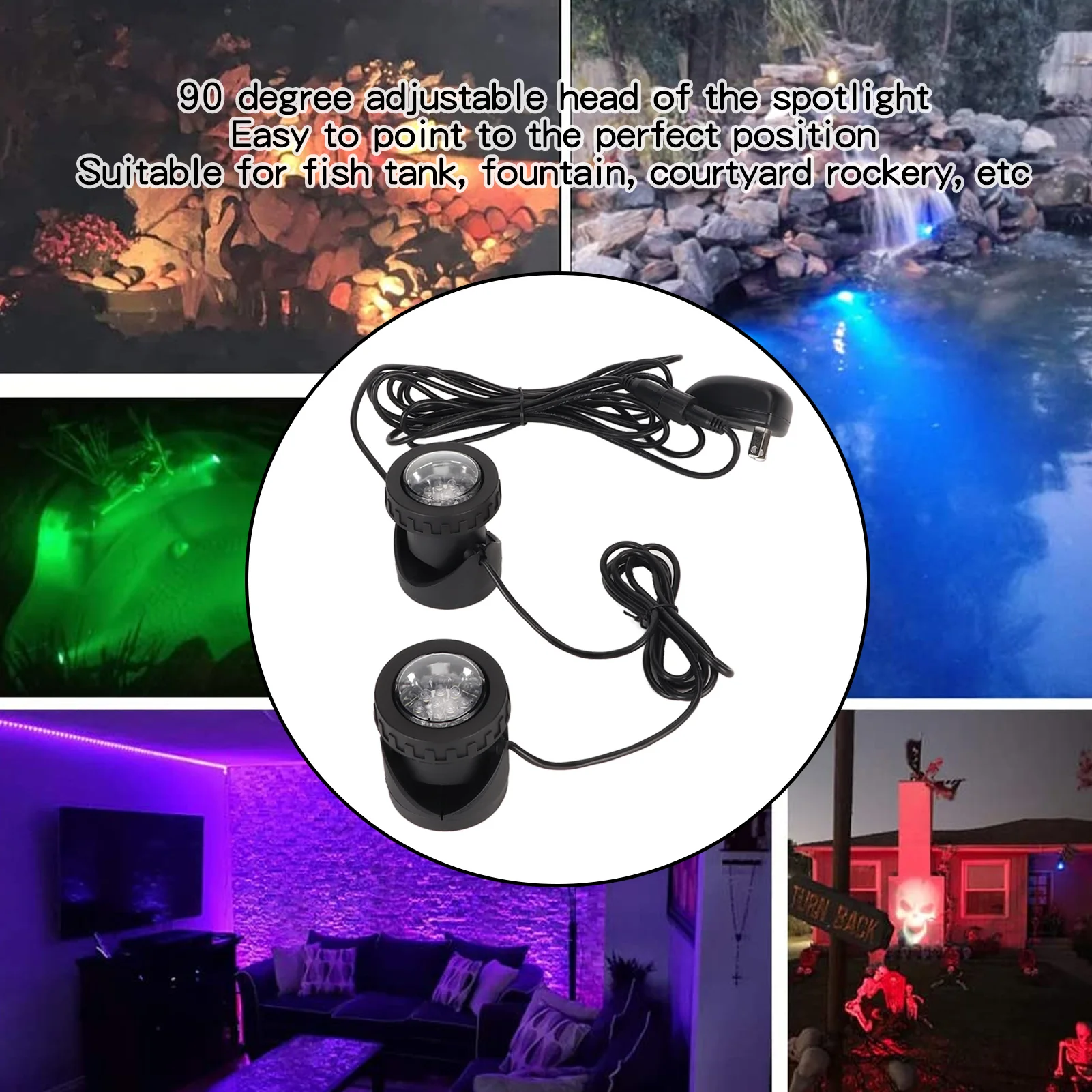  ,  LED ƮƮ, Ƹٿ  , IP68 , Ư  ̱ ÷, 100-240V