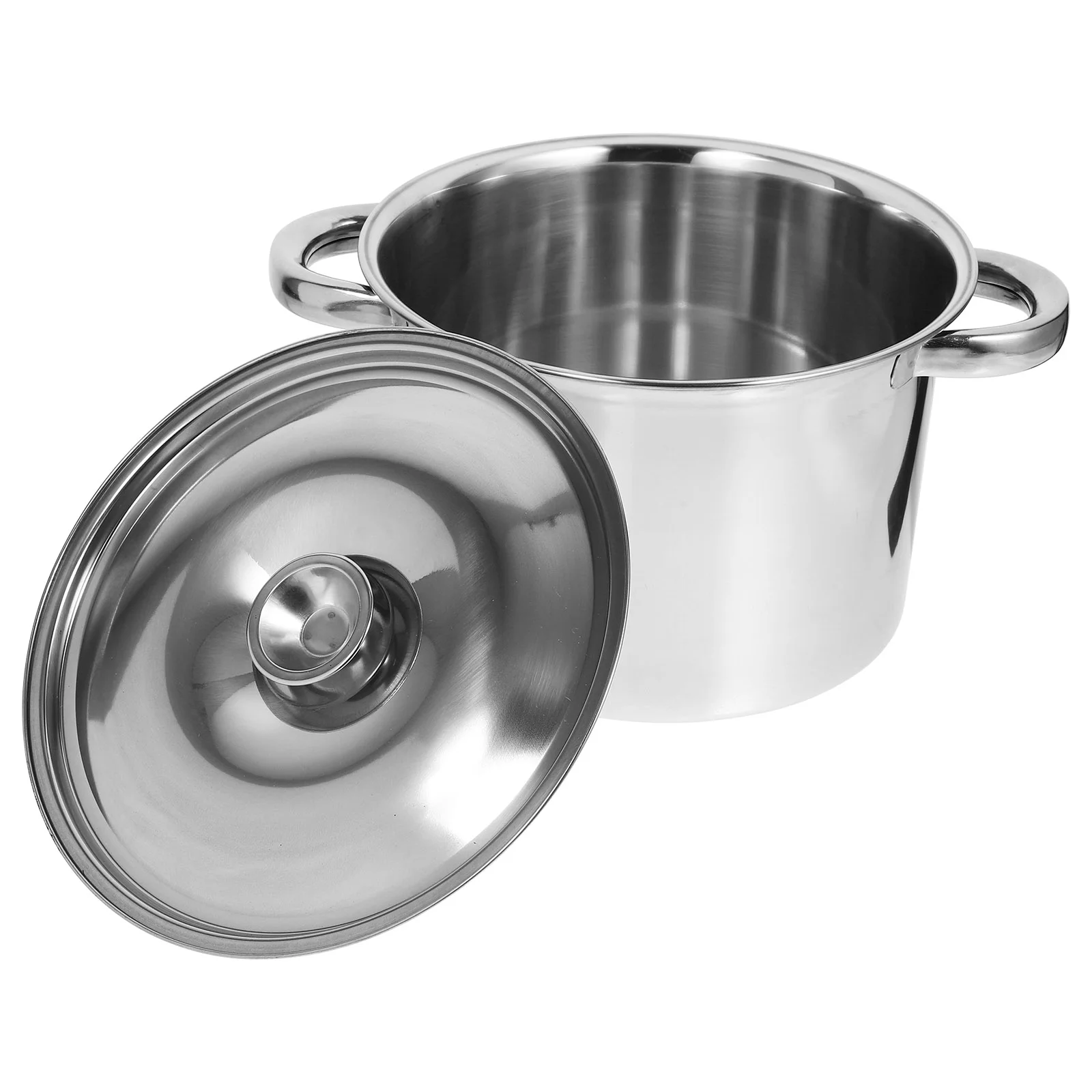 

Stainless Steel Soup Pot Multipurpose Cooking Pot Kitchen Cookware Oil Bucket