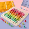1Set Wooden Montessori Hundred Board Math 1 To 100 Consecutive Numbers Counting Toy Montessori Educational Wooden Toys For Child 5
