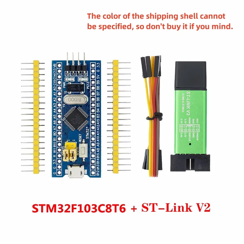 STM32F103C8T6 ARM STM32 Minimum System Development Board ST-Link V2 Downloader E