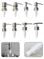 Liquid Lotion Dispenser Pump Head Soap Dispenser Press Head Stainless Steel For Shampoo Soap Cosmetics Lotion 25MM 1