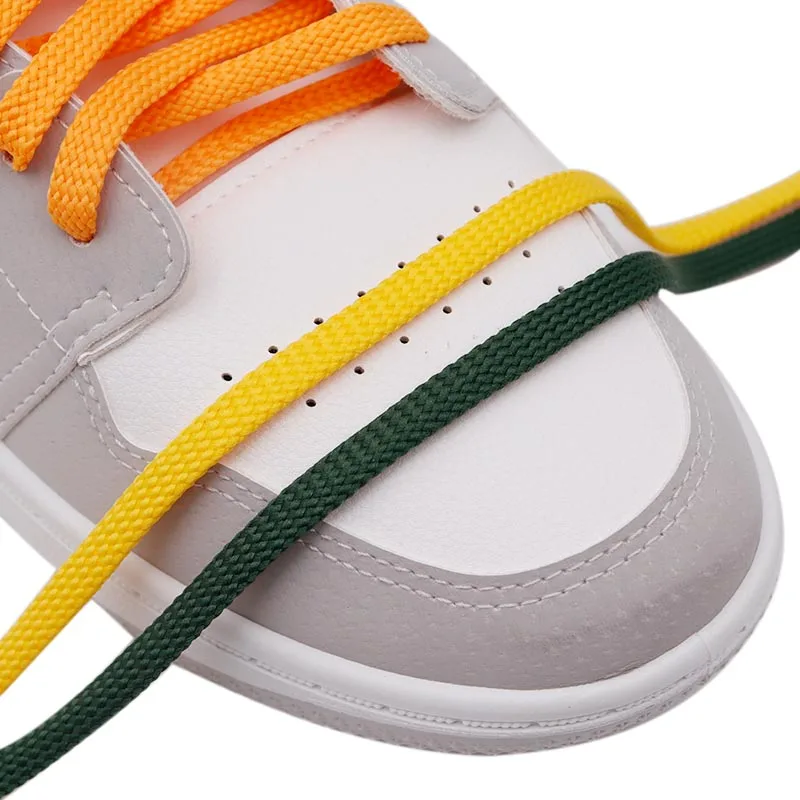Weiou Lace New Best Item 7MM Hightlight Quality Shoe String Fly Weaving Flat Tape Blue Brown Sneaker String Men Women Sportlacet