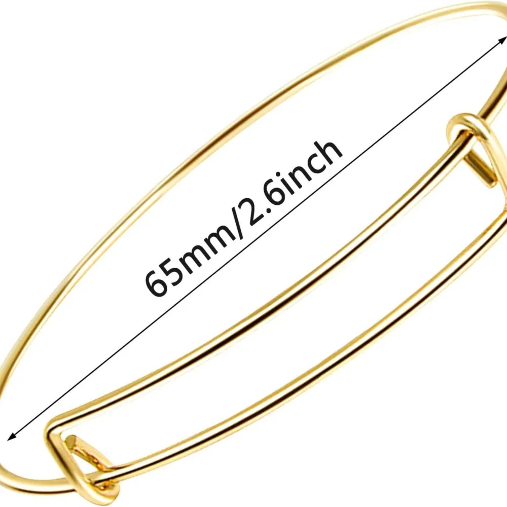 10/20Pcs  Expandable Bangle Adjustable Wire Blank Bracelets For DIY Women Pulseiras Jewelry Making Supplies Accessories 6