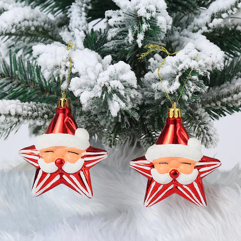thumbnail image 1 of 2pcs/set Christmas Tree Hanging Ornament Red White Candy Cane Pendant Navidad Home Xmas Gifts New Year Christmas Decor 2024, 1 of 5