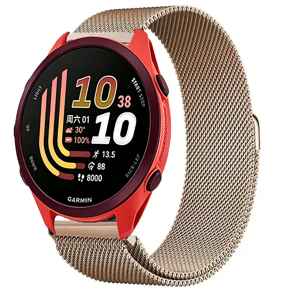 Elegant Metal Milanese Loop Strap with Magnetic Closure - 22mm & 20mm Band Options