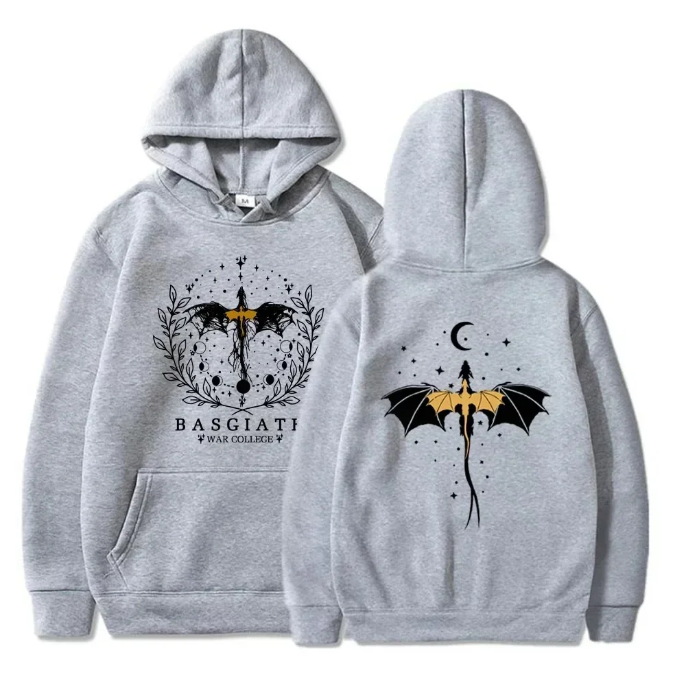 Basgiath War College Cotton Hoodies Fourth Wing Women Men Clothing Printed Graphic Spring Autumn Sweatshirt Streetwear Tops 2