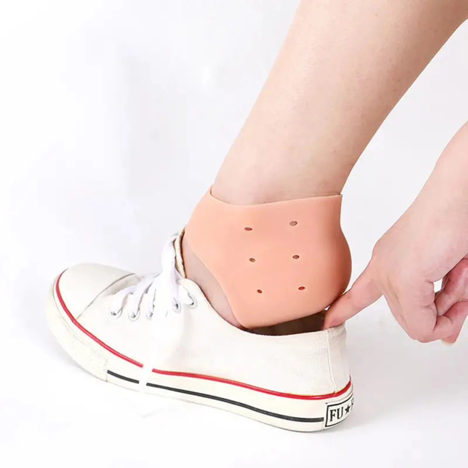 Soft and Comfortable Gel Heel Protectors-Ultimate Relief from Heel Pain and Plantar Fasciitis-Cushioned Foot Care Guards for