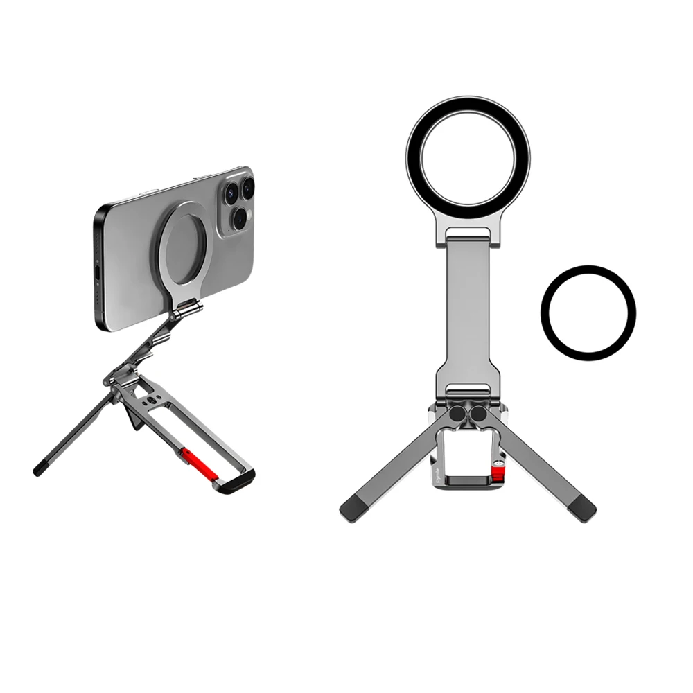 תושבת טלפון מגנטית Flymile Carabiner Mount עבור iPhone 17 16 15 14 אביזרים ידית מתאימה למתאם טריפוד MagSafe