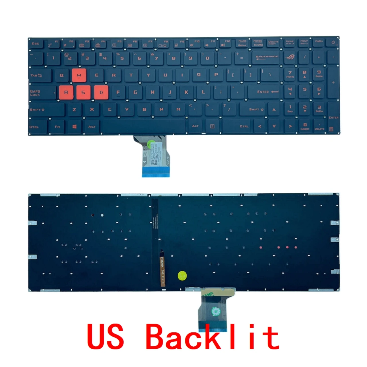 Teclado Retroiluminado para Asus Rog Strix Eua Russo Espanhol Laptop Gl702 vw Gl702vm Gl702vs Gl502 Gl502vs Novo - Imagem 3