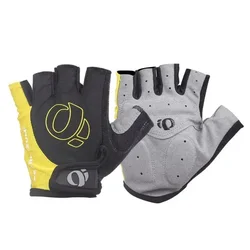 Half Finger Gel Anti - Slip Cycling Gloves for Men - Road and MTB Use (Yellow)