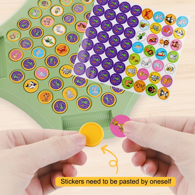 Animal Flip Chess Memory Chess Game Animal Flip Chess Cognitive Memory Board Game For Kids Family 3