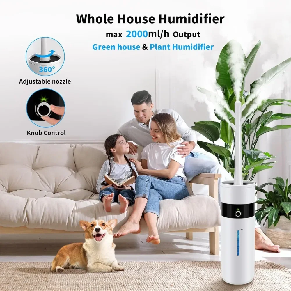 18L 4.76Gal Ultrasonic Topfill Cool Mist Air Humidifier with 360&deg; Nozzle for Baby Plant Yoga Home Office Bedroom Greenhouse