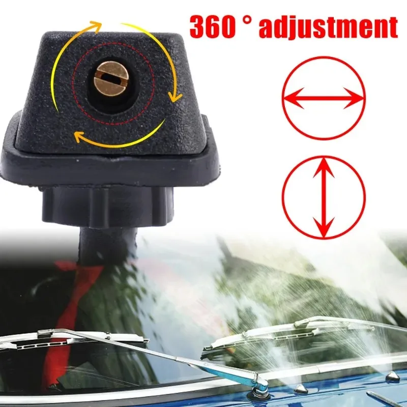 Universal Windshield Washer Nozzle Jet Spray Head Adjustable for Car Auto Truck Vehicle Front Wiper Cleaning System Parts