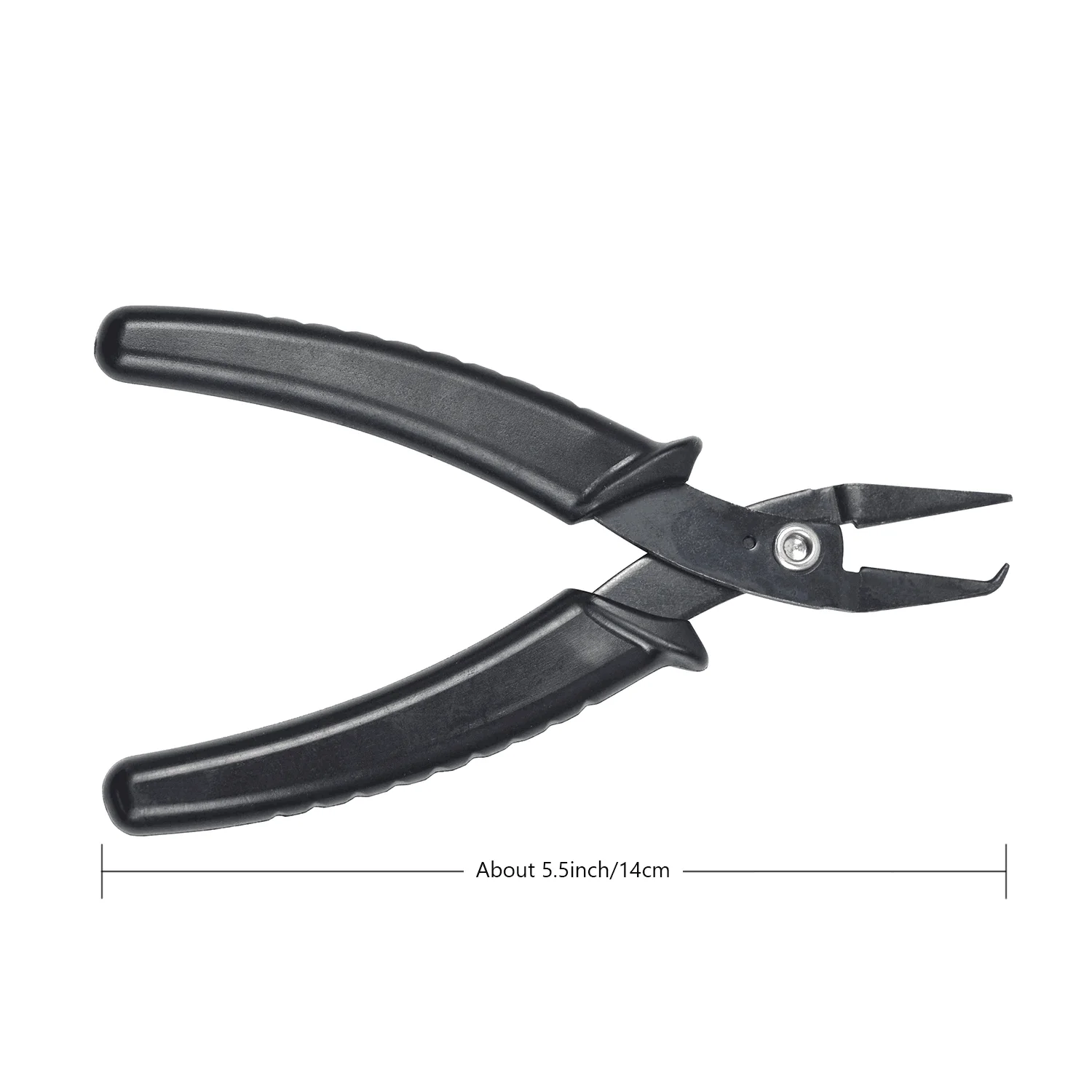 Black Split Ring Opener Plier 1Pc Hair Extensions Pliers For Micro Links Beads Rings Opener and Removal Tool