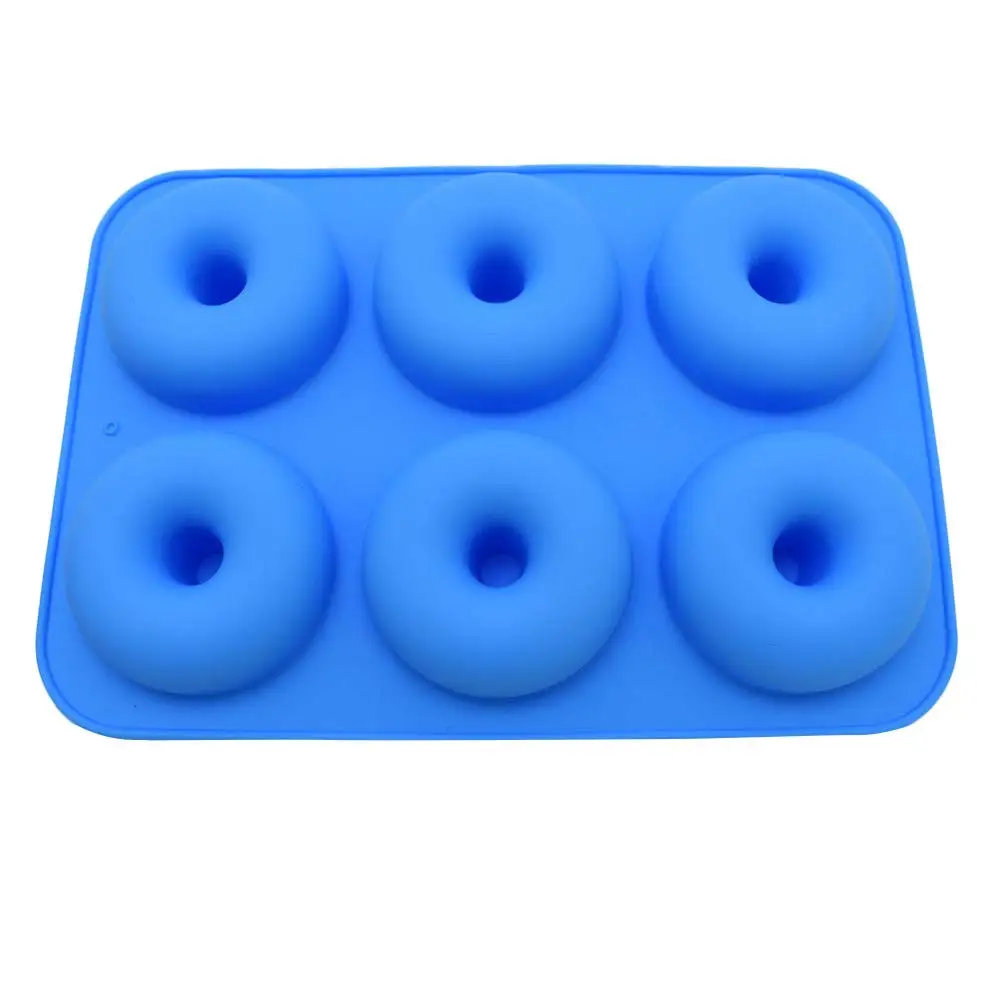 Heat Resistant Non-Stick Silicone Donut and Bagel Baking Mold