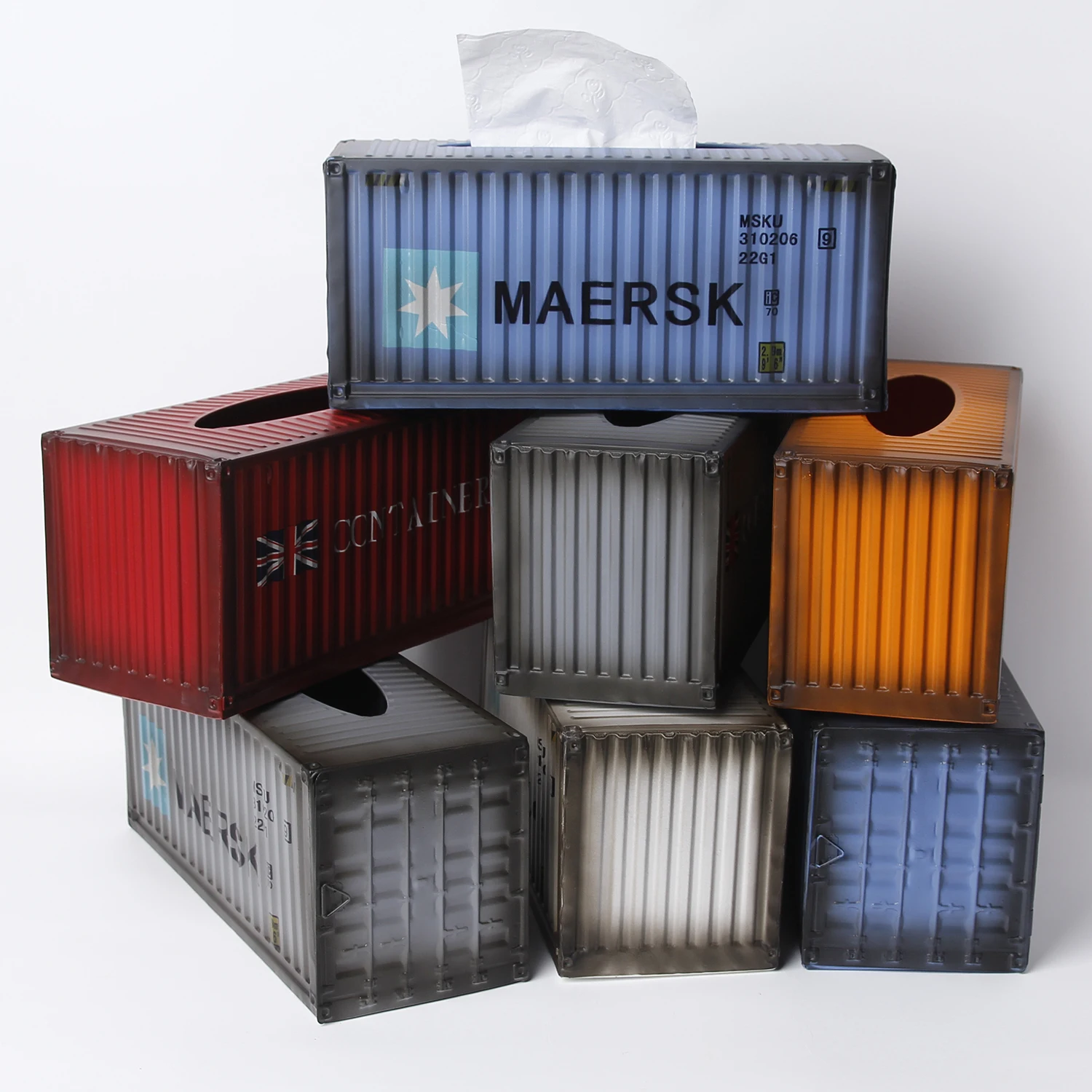 Metal Paper Towel Holder Tissue Boxes Toilet Paper Dispenser Paper Towels Holder Countertop Tissue Box Paper Storage Box 3