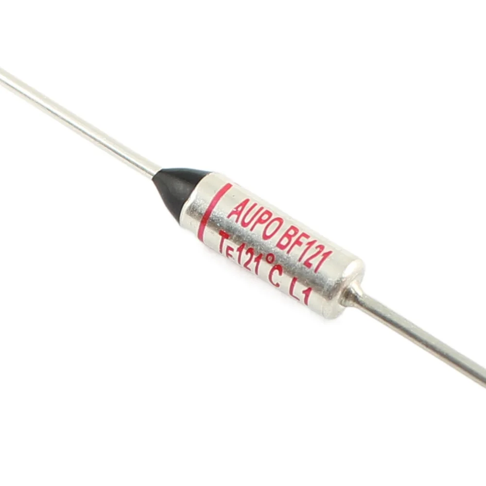 5-Pack AUPO BF157X Thermal Fuses - 157°C Cutoff, 250V 16A, Axial Lead Safety Links 9 thumbnail image