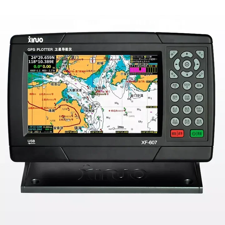 xinuo XF-607B 7-Inch Marine electronics maritime navigation communication GNSS GPS chart plotter class b AIS transponder combo