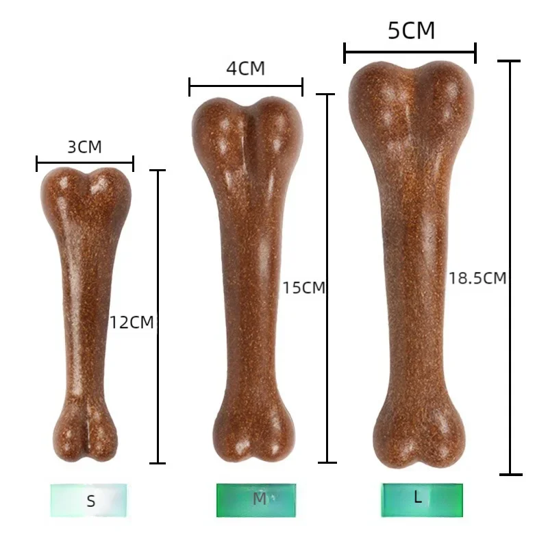 Natural Non-toxic Dog Bone Chew Toy For Small Medium Large Dogs_voghion.com