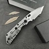 Camping Outdoor Survival Strider Enterer Titanium Alloy Wave Handle Folding Knife TC4 Titanium Alloy Handle EDC 2