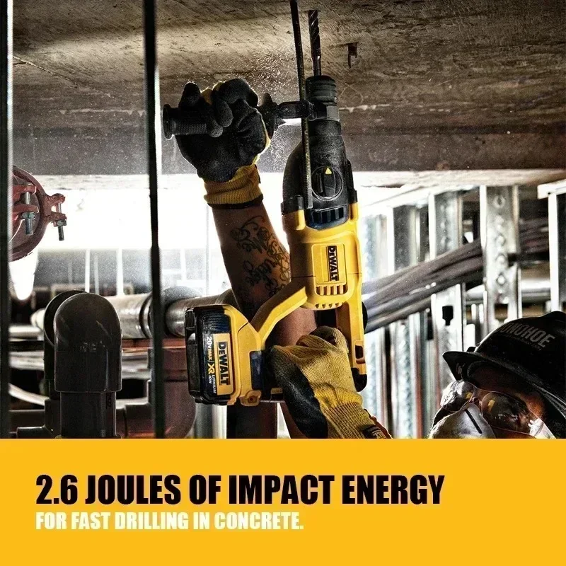 DEWALT DCH133 Rotary Hammer Drill Bare Tool 20V MAX XR Brushless Rechargeable Cordless Compact Impact Drill Power Tools DCH133B 6