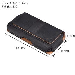 Luxe Leren Magnetische Pasjeshouder Met Ceintuurlas Voor Smartphones