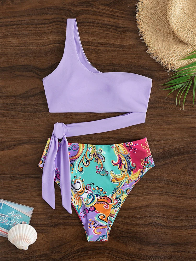 Bikini Set Bademode Für Frauen High Waisted Bathing Suit Sommer