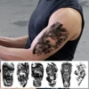 Waterproof Temporary Fake Tattoo Stickers Body Small Arm Animal Lion Tiger Wolf Snake Decals Men Women Universal Gift Decoration 1