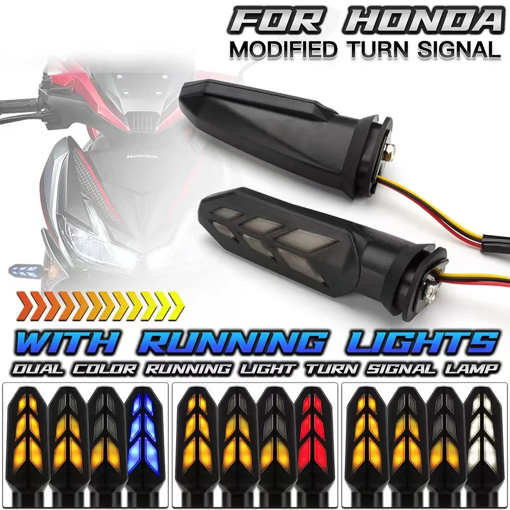 Clignotants LED Transparents Pour Moto – Compatible CB500X, CB500F, CBR600RR, CB650F, CRF250L, NC700