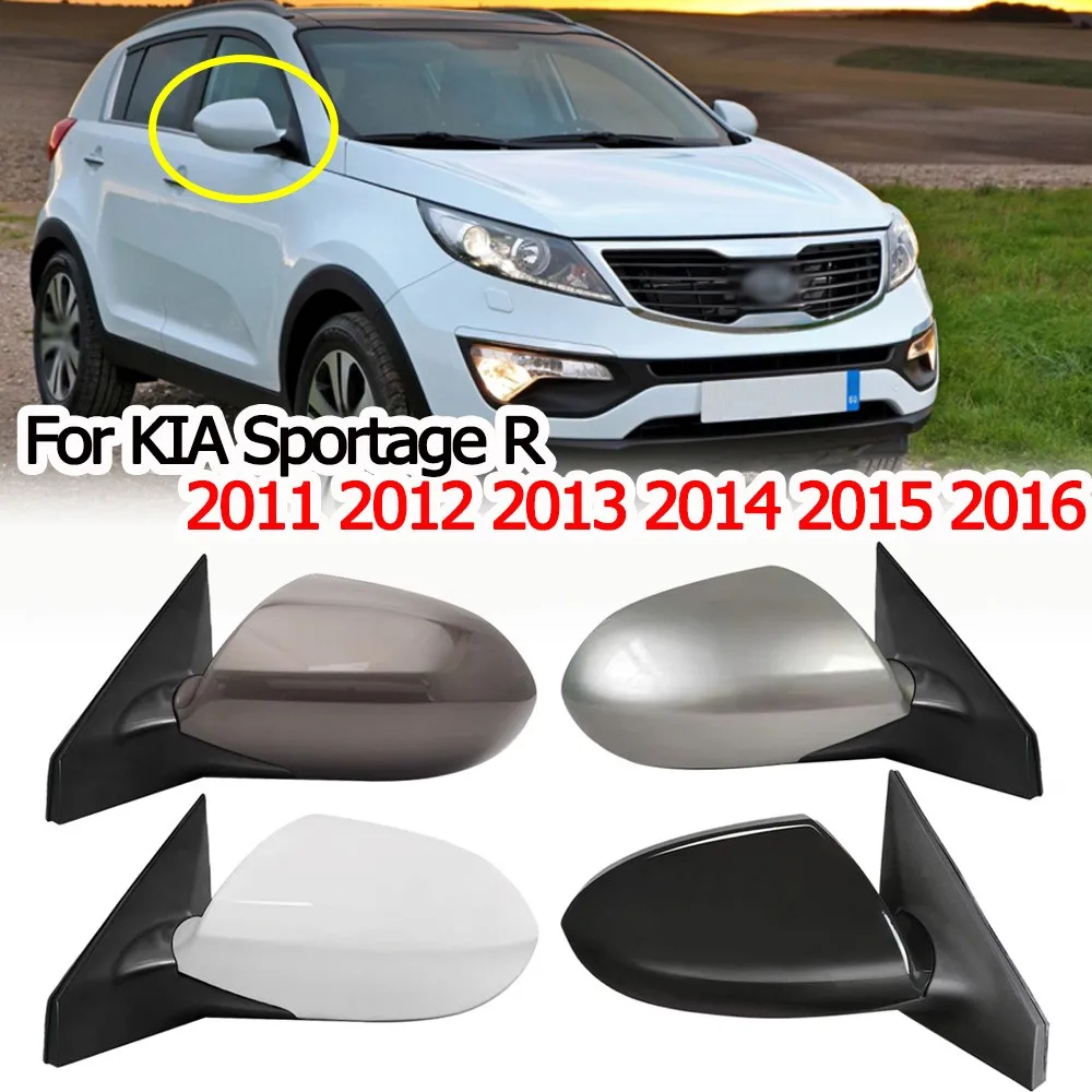 

For KIA Sportage R 2011 2012 2013 2014 2015 2016 Car Outside Side 3 Wires Rearview Mirror Assembly Auto Electric Lens Edjustment