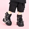 Ob11 Doll Locomotive Style Leather High Top Shoes Doll Casual Shoes With Shoelace For Penny, YMY, Ob11, Obitsu 11, Holala, Gcc 4