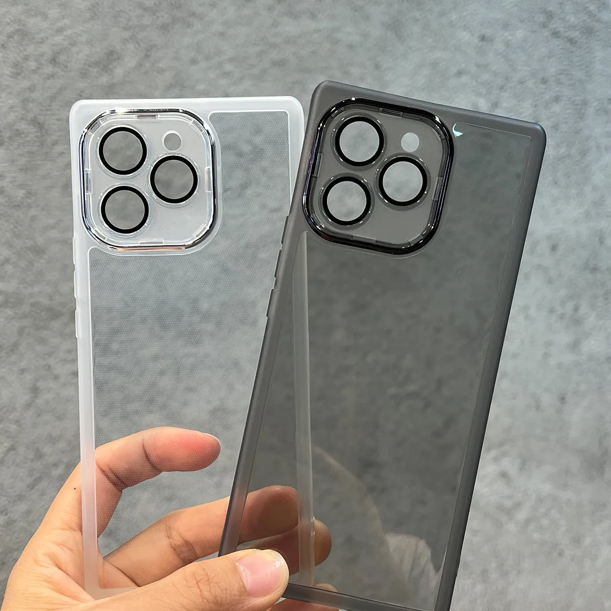 Luxury Soft Bumper Clear Back Phone Case