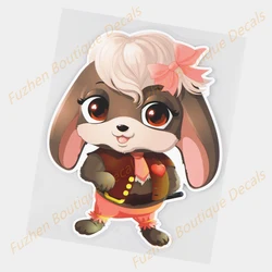 Fuzhen – décalcomanies de Boutique, accessoires extérieurs, joli chien créatif, décoration de corps, dessin animé, égratignure, voiture 