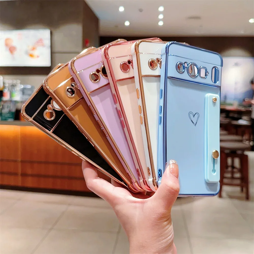 Charming Love Heart Shockproof Case with Stand Holder and Airbag Cushioning