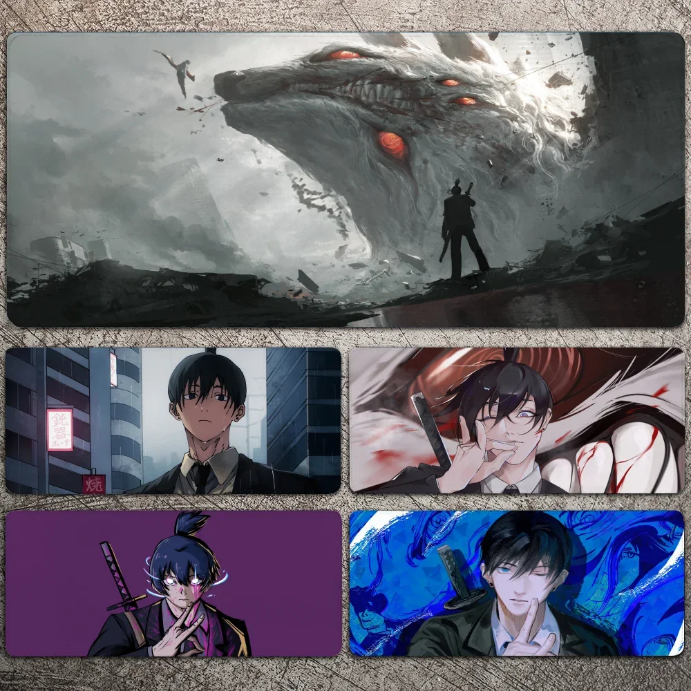 

Chainsaw Man Hayakawa Aki Mousepad Large Gaming Mouse Pad LockEdge Thickened Computer Keyboard Table Desk Mat