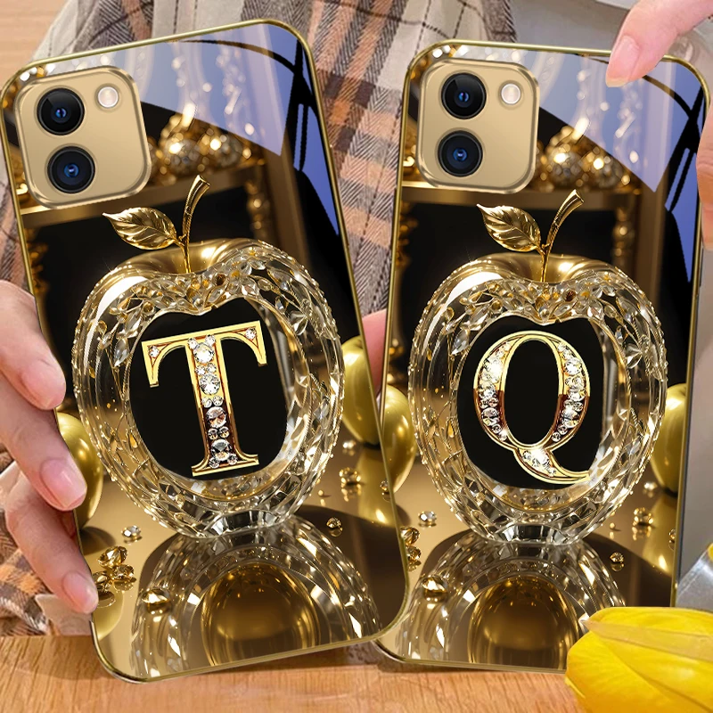 Luxurious Gold Glass Phone Case