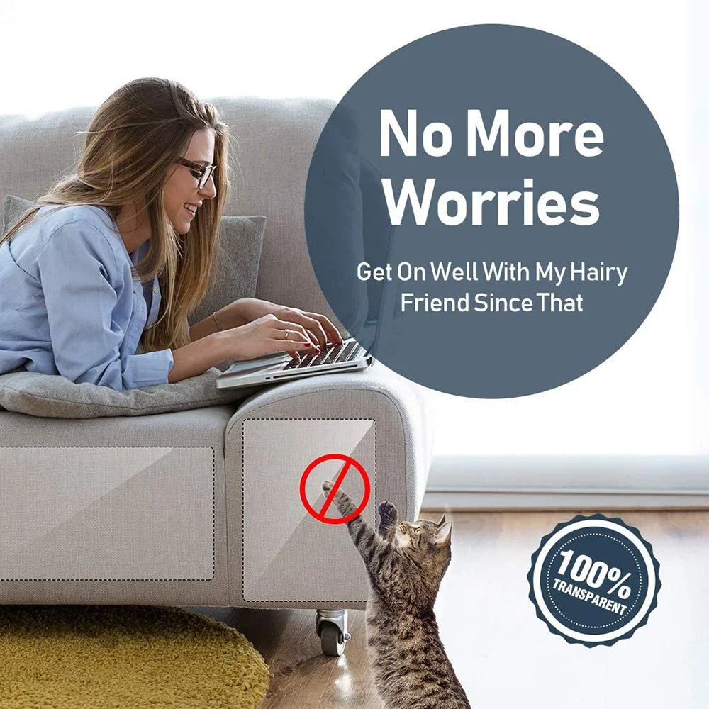 Title 15, Cat Scratcher Sofa Scraper Tape Scratching Post...