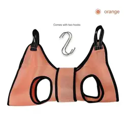 Enhanced Pet Grooming Hammock for Cats and Dogs - Nail Care Restraint Bag and Beauty Aid (Gold)
