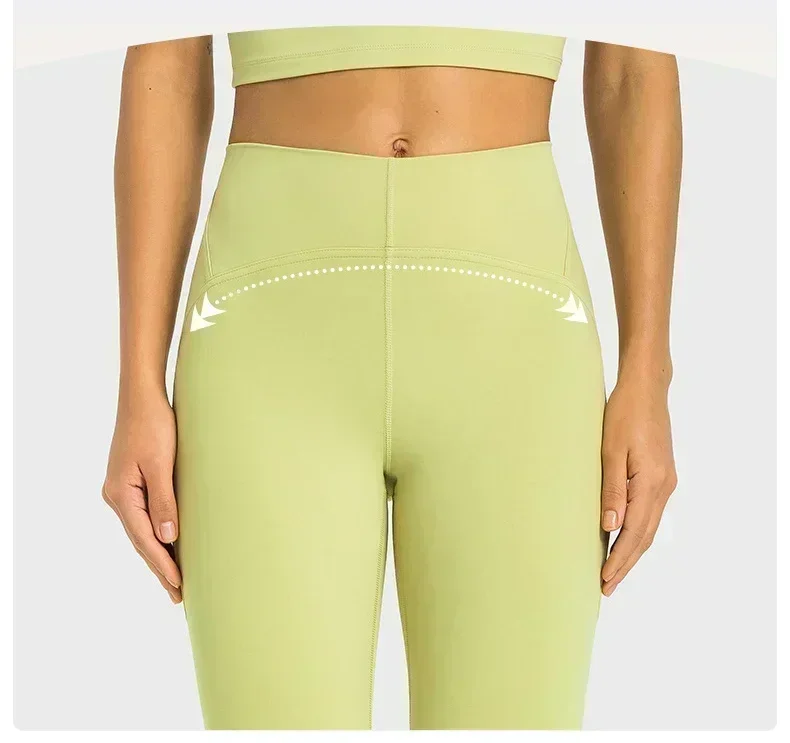 Lemon Women InStill Yoga Leggings High Waist Gym Fitness Sport Pants Clothing Outdoor Jogging Tennis Workout Trousers